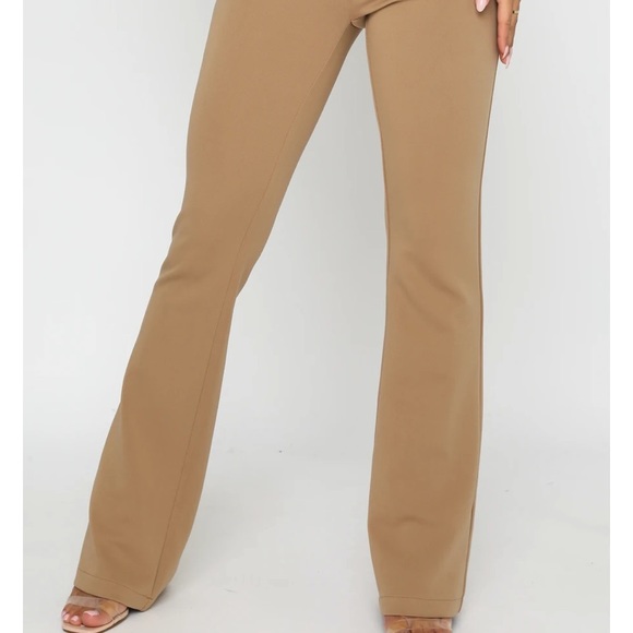 SOLD! Whitefox Boutique ‘Fearless Pants Tan’ size small - Picture 2 of 6